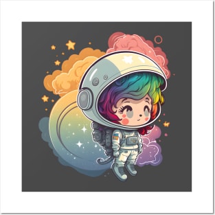 Space Explorer - Chibi Girl Posters and Art